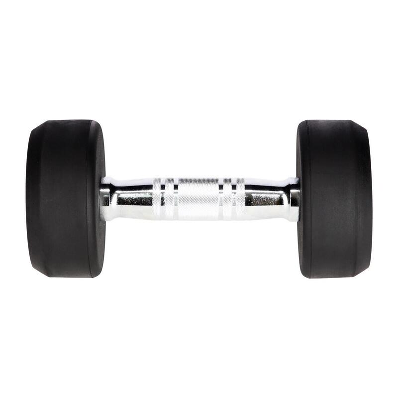 Gantere oțel cromat 1–70 kg mâner striat fitness profesional HMS HG PRO