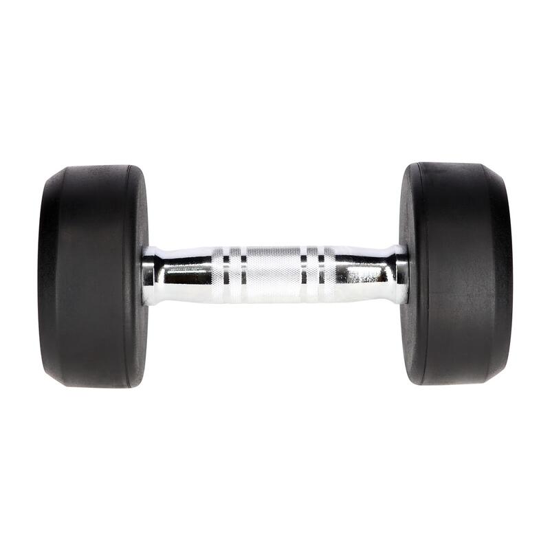 Gantere oțel cromat 1–70 kg mâner striat fitness profesional HMS HG PRO