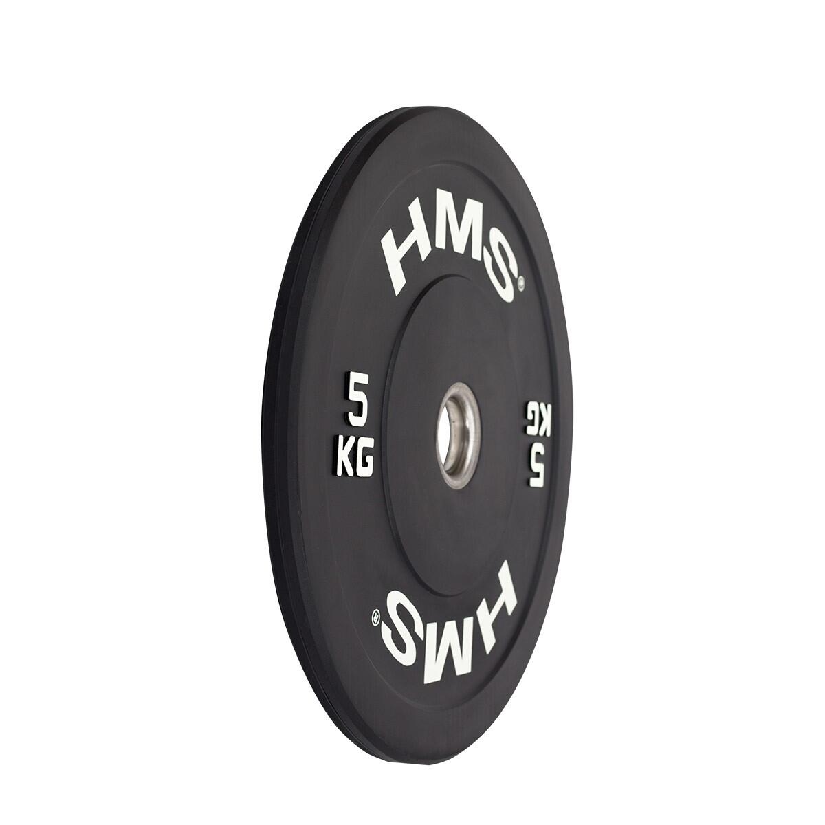 Disque Bumper - Disque Olympique - 5 kg - Noir 3/7