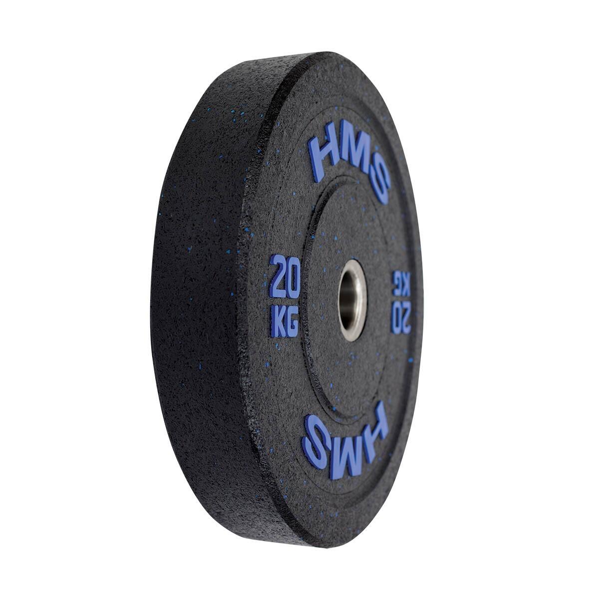 Bumper Plate - Olympische Halterschijf - 20 kg - Blauw 3/6