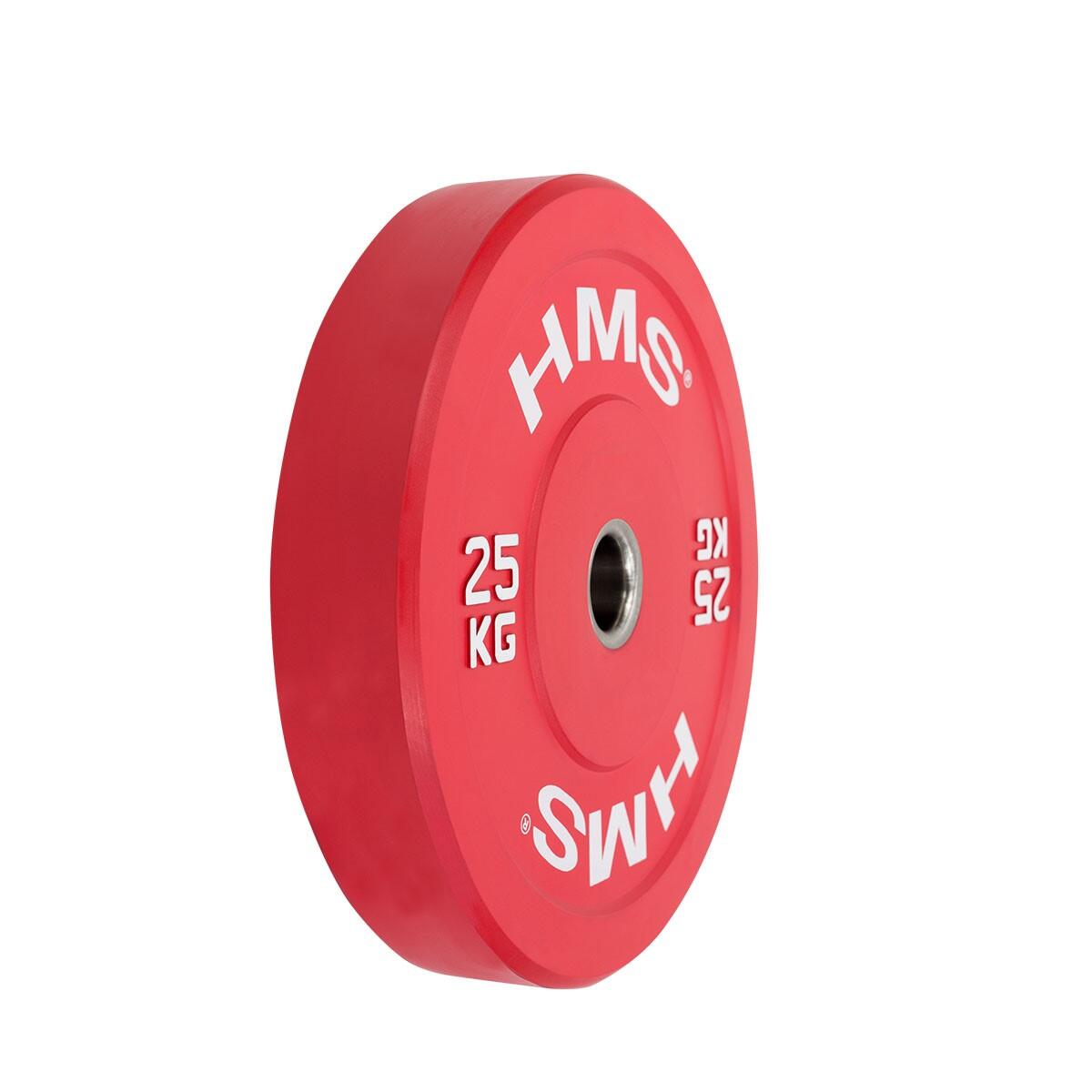 Bumper Plate - Olympische Halterschijf - 25 kg - Grijs 3/7
