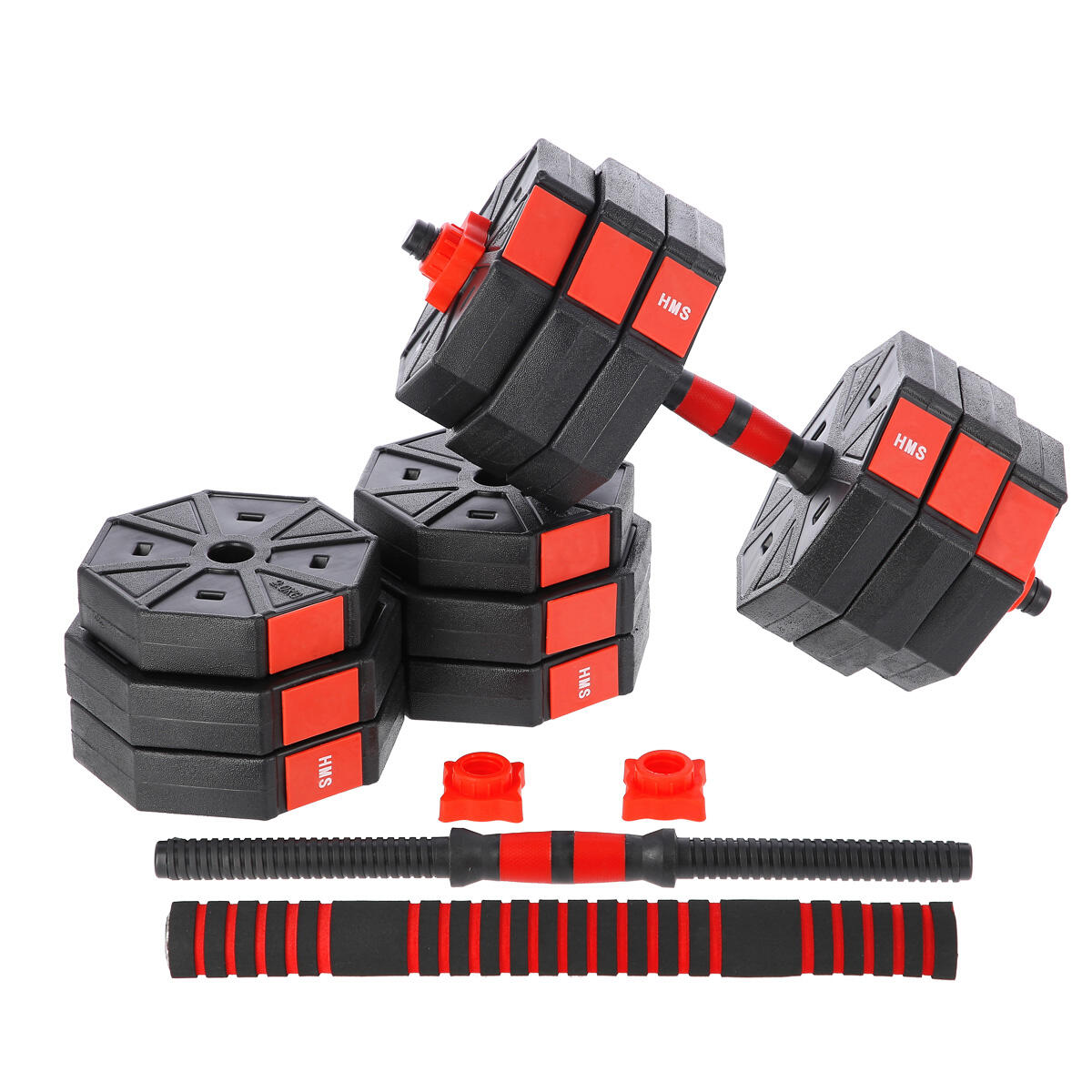 Set d'haltères et de dumbbells réglables - 30 kg 3/7