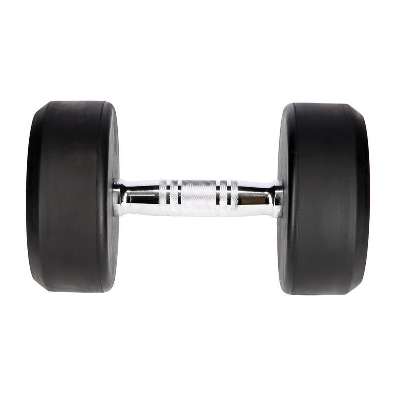 Gantere oțel cromat 1–70 kg mâner striat fitness profesional HMS HG PRO