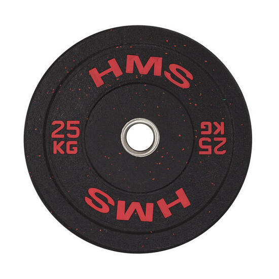 Disque Bumper - Disque Olympique - 25 kg - Gris