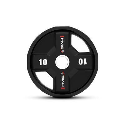 Olympische halterschijf pu - 10 kg