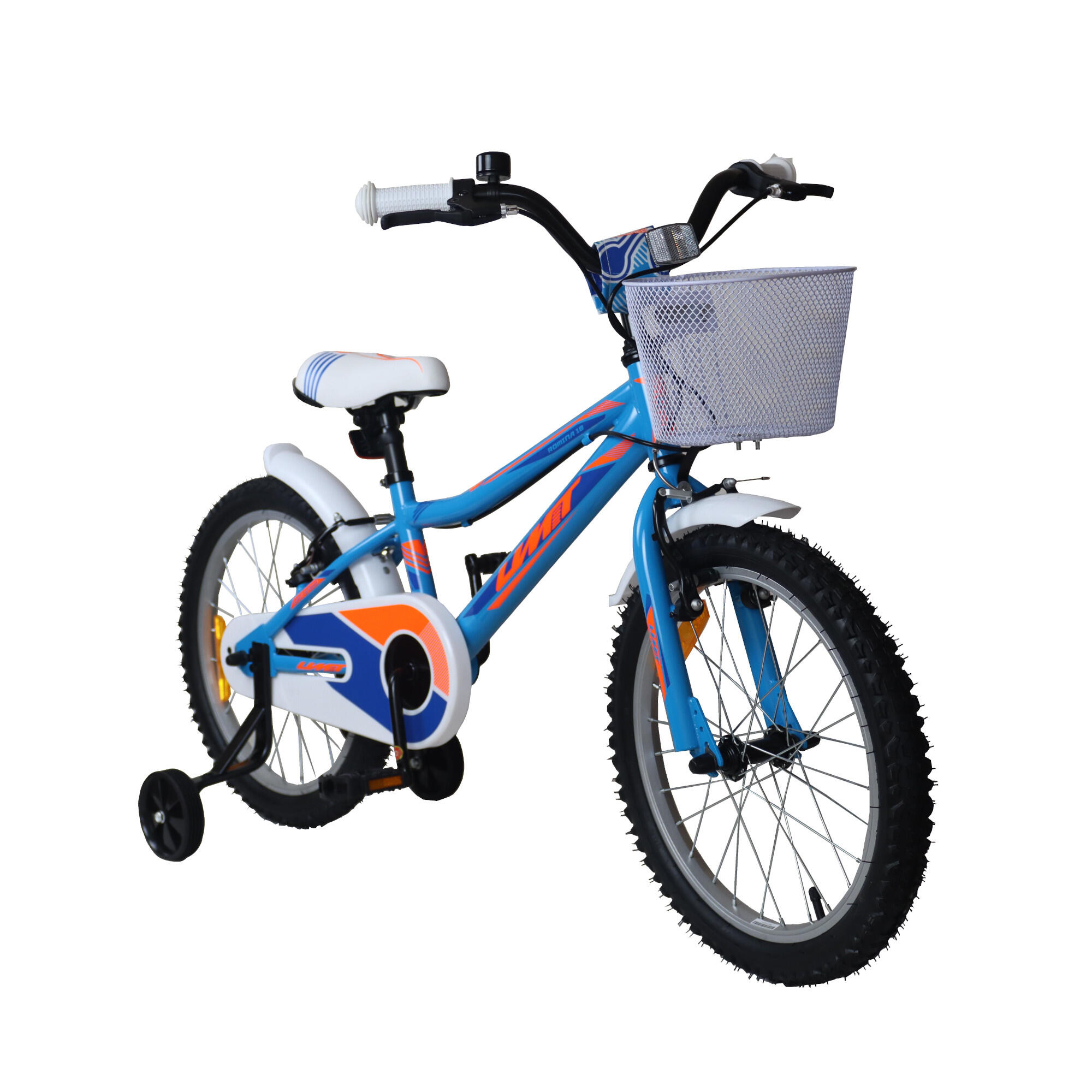 Vélo enfant UMIT ROMINA 18" bleu-orange 2/4