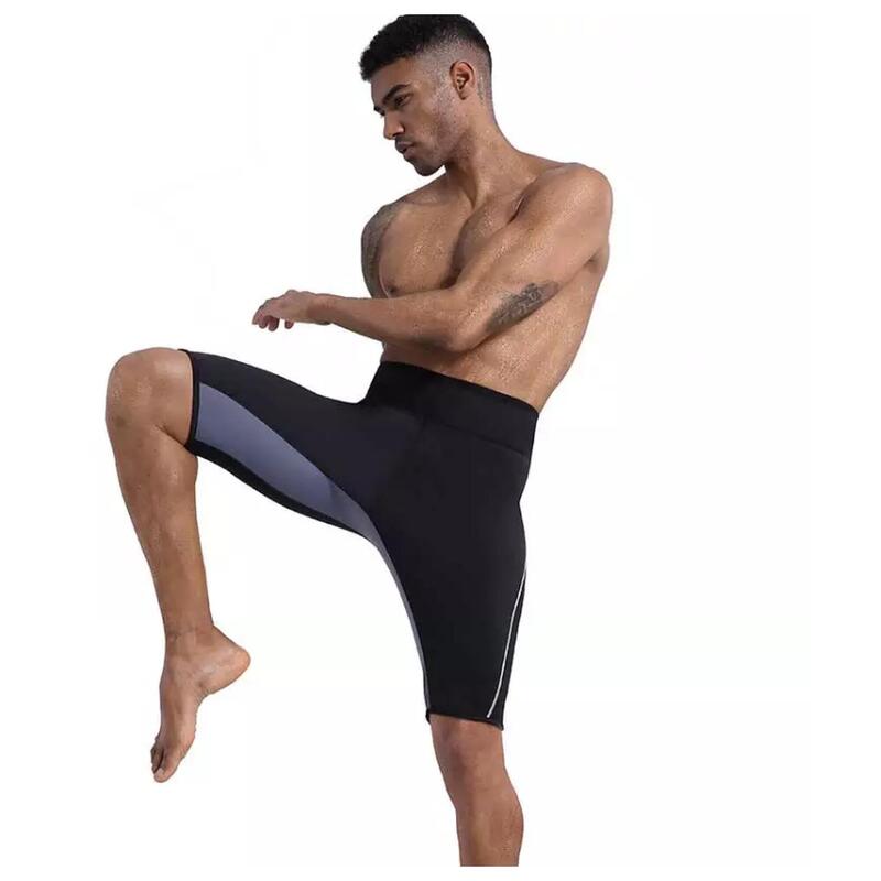 Costum Fitness pentru slabit barbati, Neopren, Negru