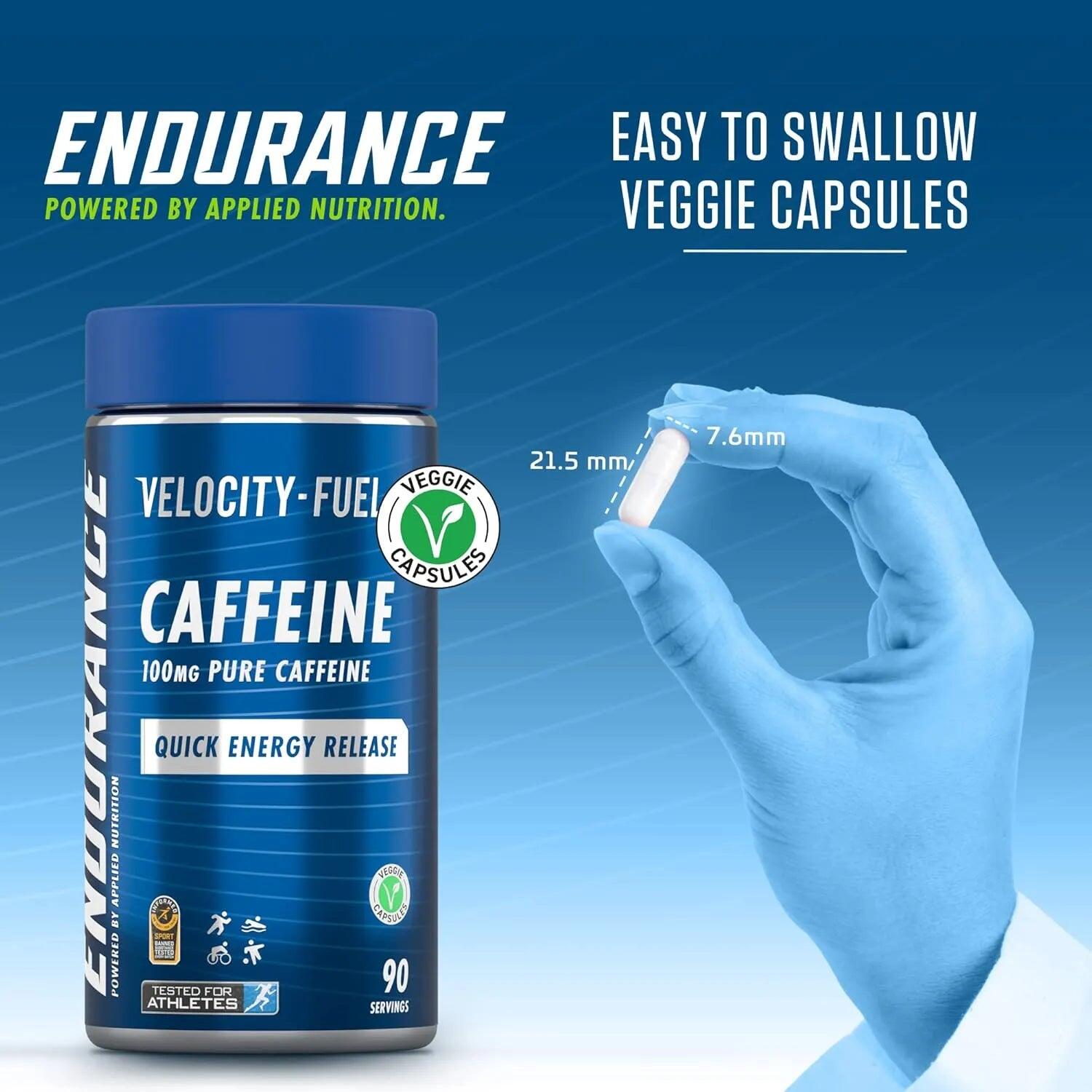Caféine - Endurance Pure Caffeine - 90 Gélules 5/6
