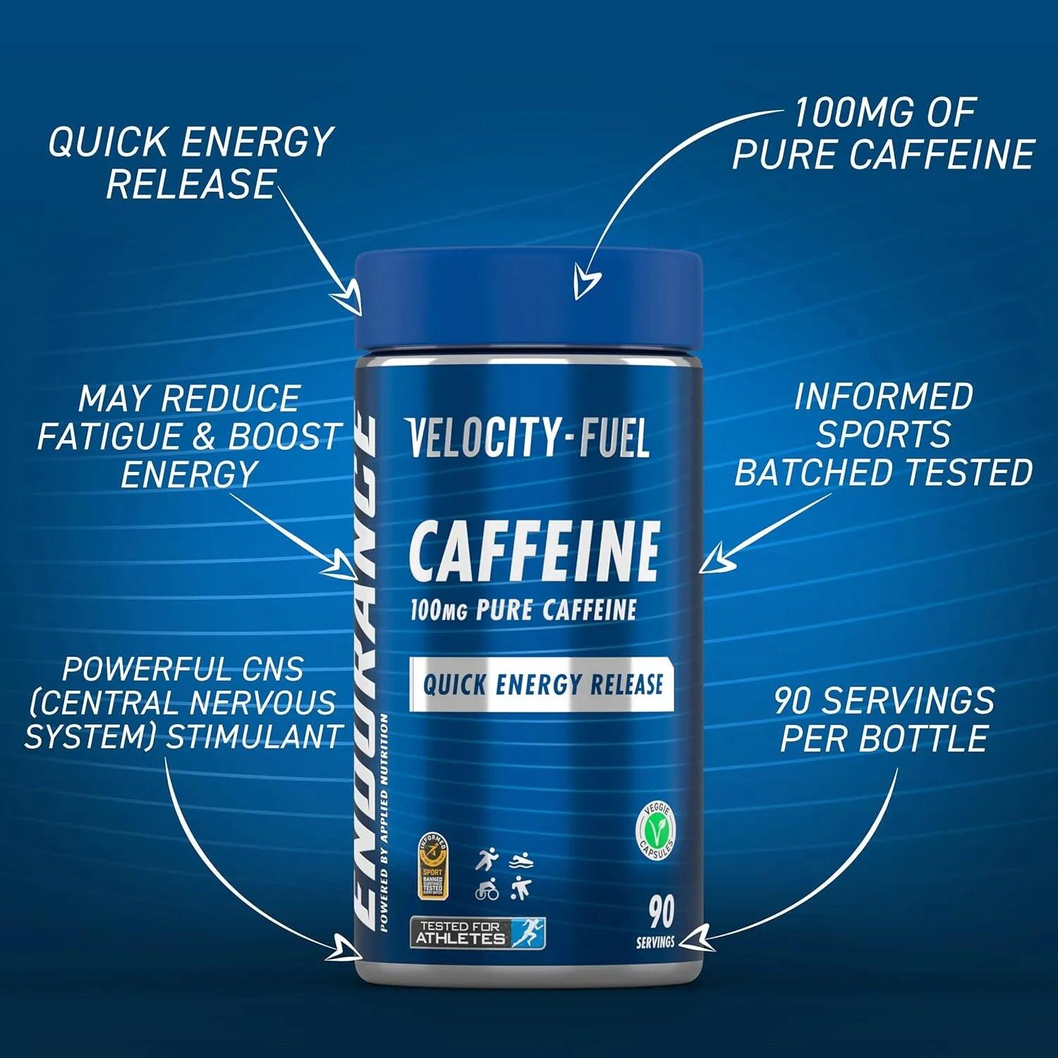 Caféine - Endurance Pure Caffeine - 90 Gélules 4/6