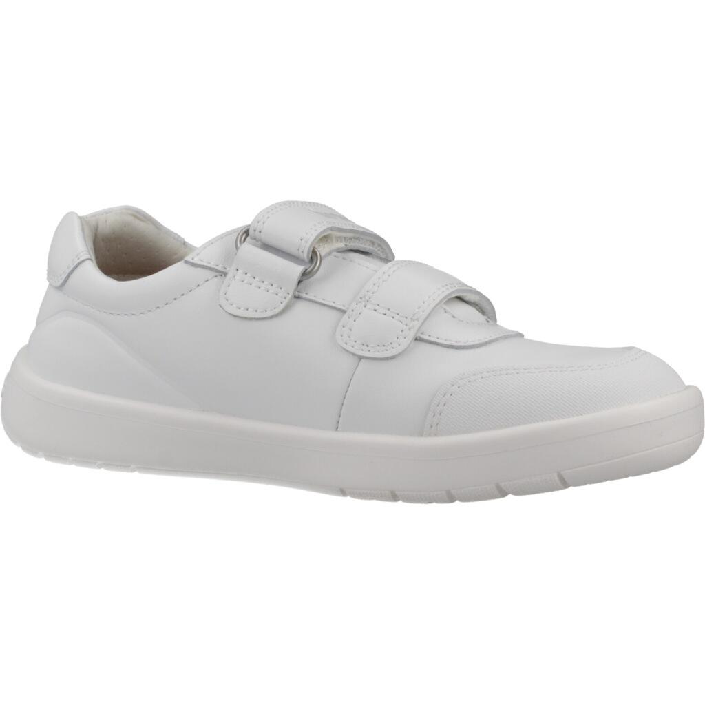 Sapatilhas Escolares Barefoot Infantis Biomecanics 251020E Brancas Adesivo 5/5
