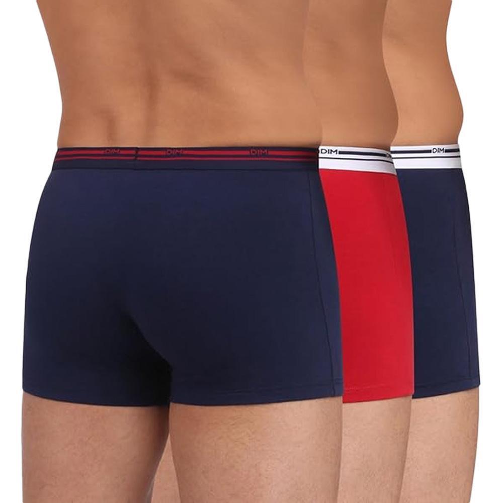 Dim Classic Colors - Pack de 3 Bóxers para Hombre en Azul Marino y Rojo 2/6