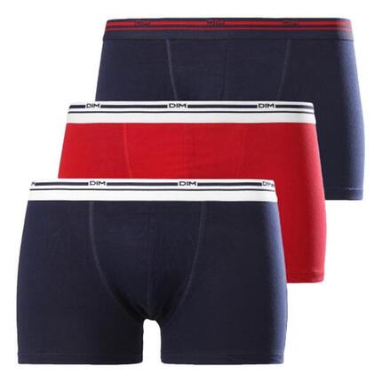 Dim Classic Colors Boxershorts voor Heren - 3-pack Marine/Rood