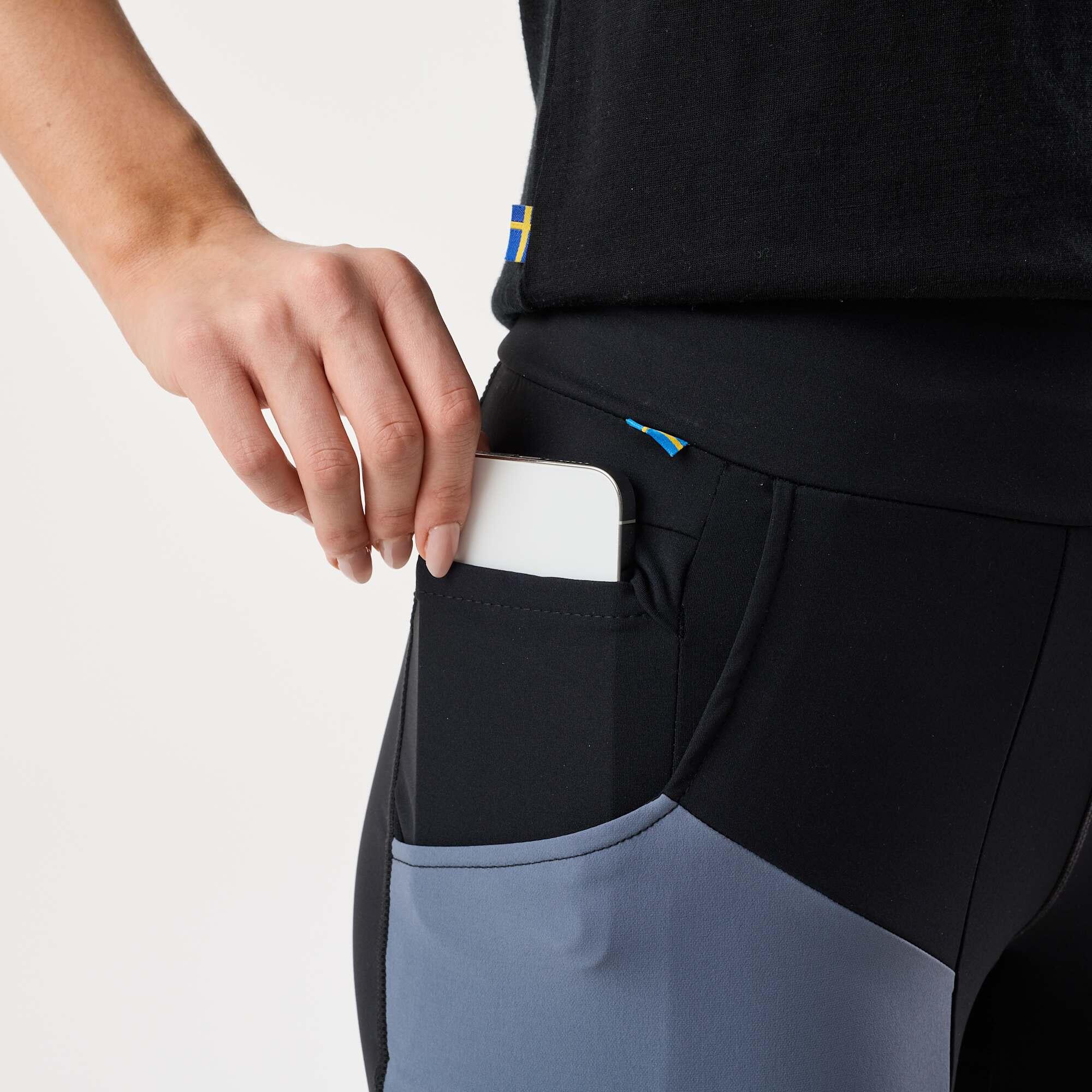 Pantalon randonnée femme déperlant respirant Trondheim Trekking Tights 7/9
