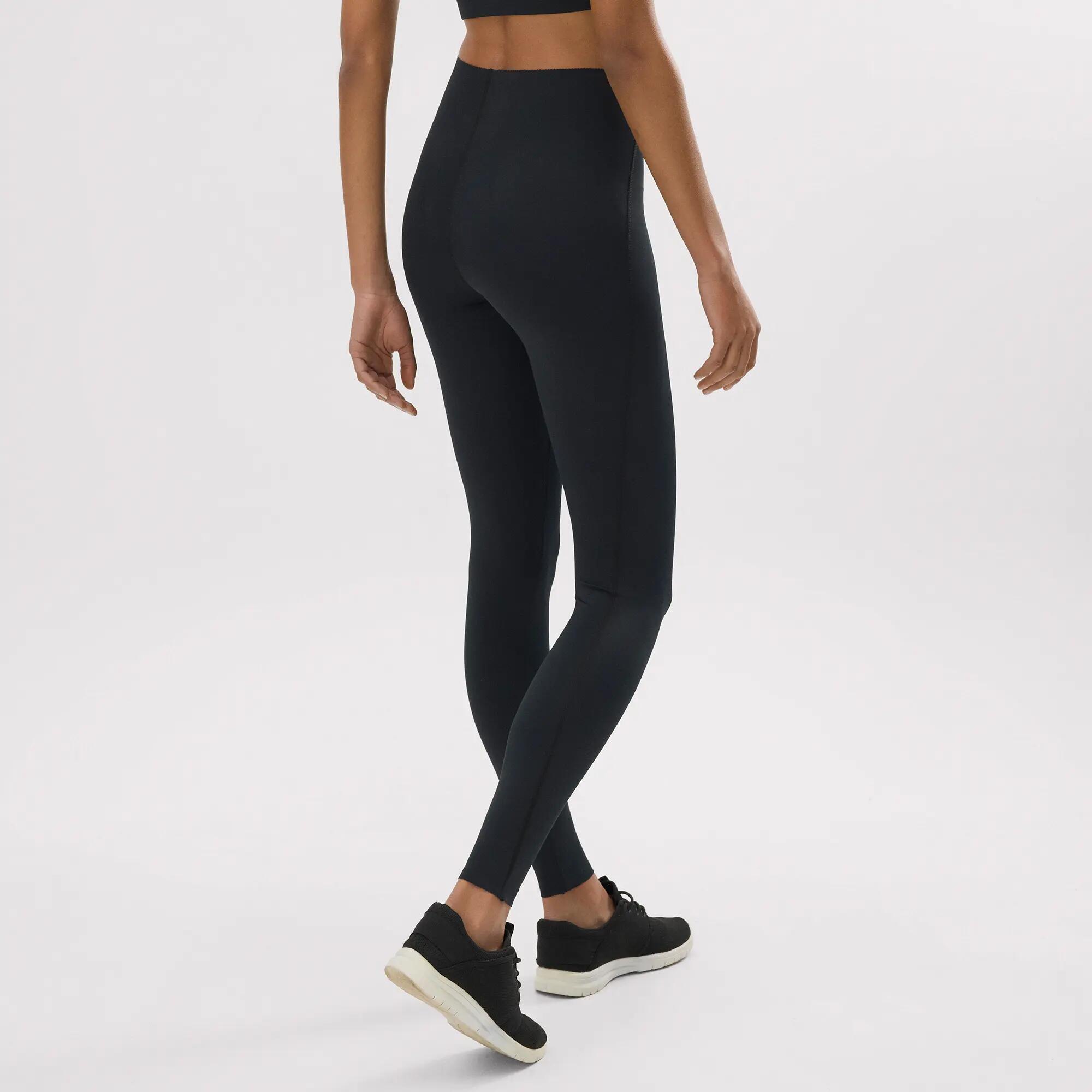Legging de sport long et compressif noir à ventre plat 2/7