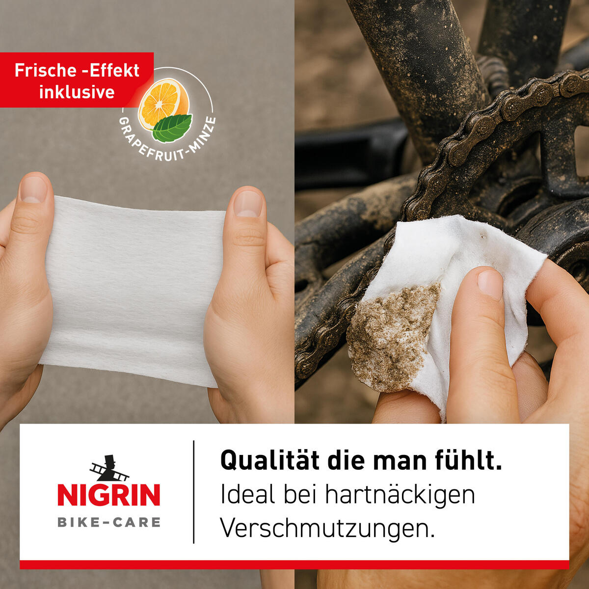 NIGRIN BIKE-CARE Reinigungs- und Pflegetuch - für E-Bike, Scooter und Fahrrad 7/7