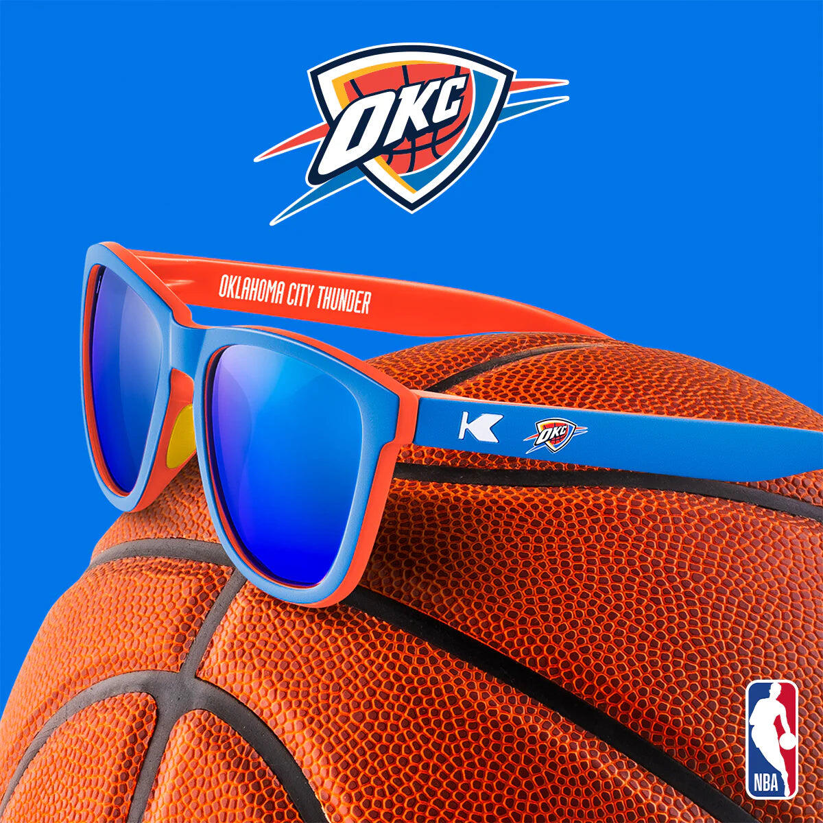 Zonnebril voor volwassenen - Categorie 3 gepolariseerd - NBA Oklahoma City 7/7