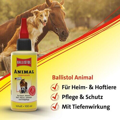 Aceite Cuidado Animal Perros y Caballos Ballistol Animal 100ml Piel y Heridas 6/7