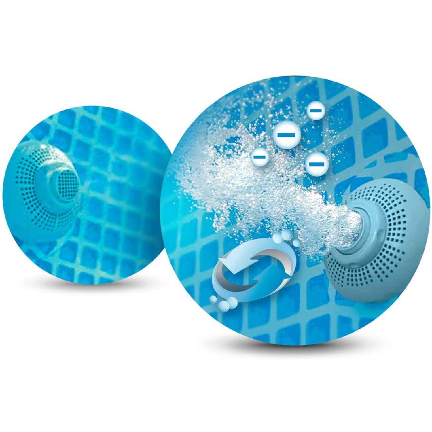 Piscina  retangular Intex prisma frame 488x244x107 cm + bomba 7/7