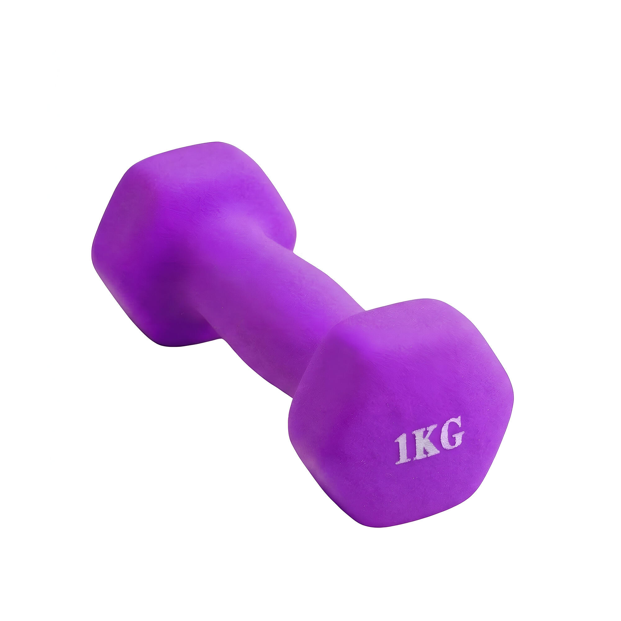 Kurzhantel 1 kg X-sport - lila 2/3