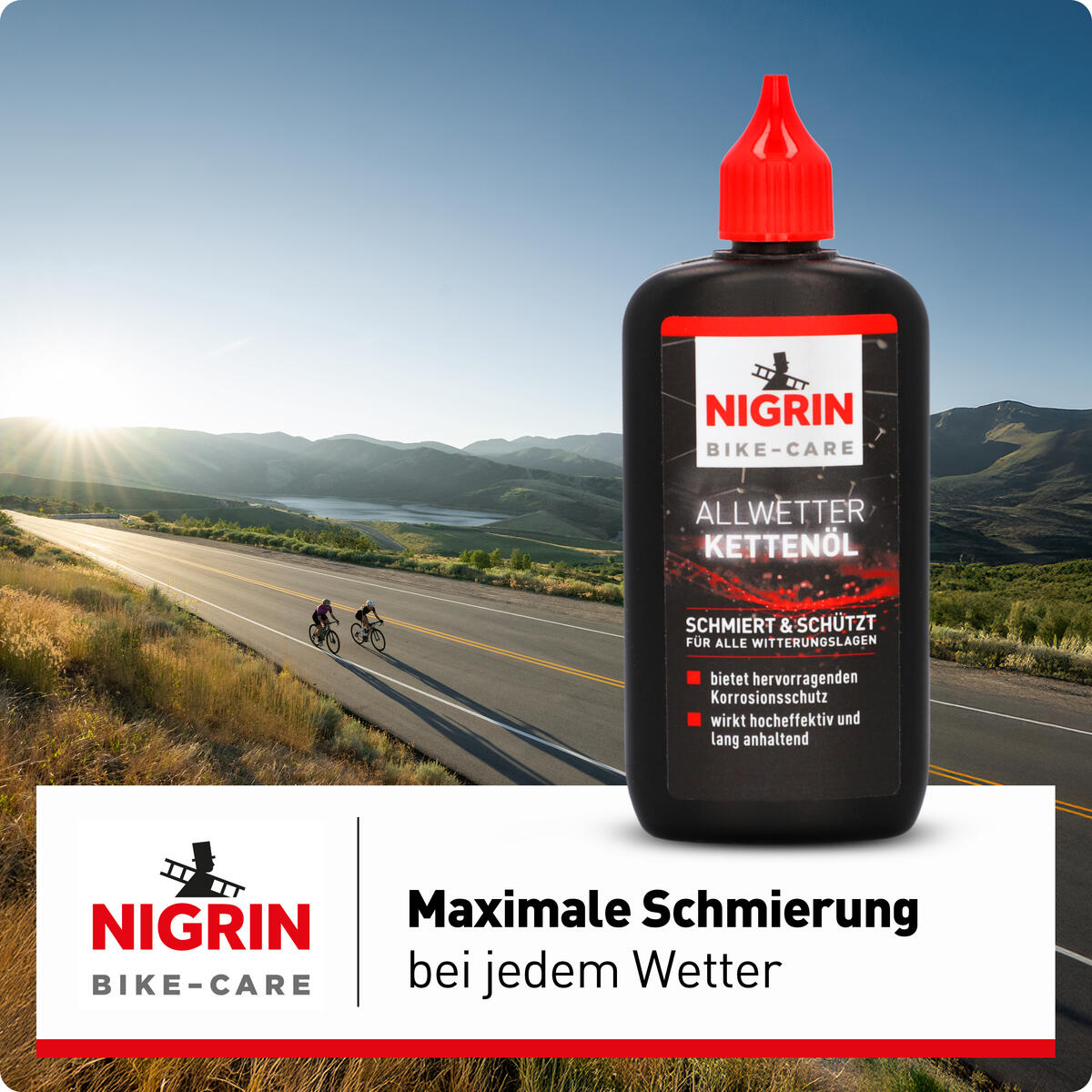NIGRIN BIKE-CARE E-Bike- und Fahrrad-Kettenöl - Allwetter,100ml 6/7