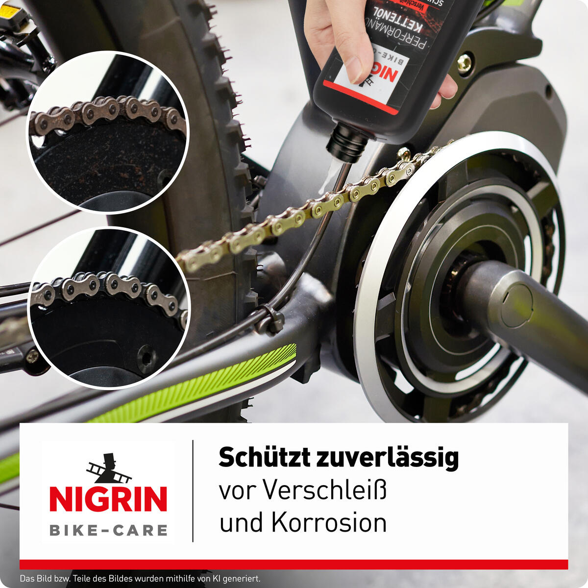 NIGRIN BIKE-CARE E-Bike- und Fahrrad-Kettenöl - 100ml 6/7