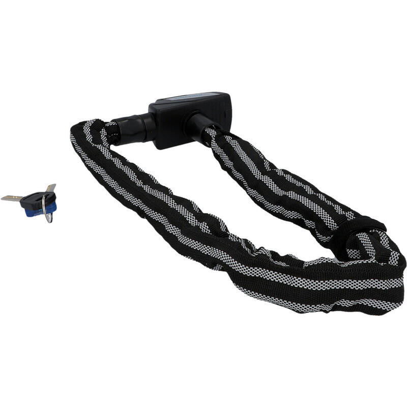 Antifurt bicicleta lant 80 cm, 8 mm, cheie cu LED