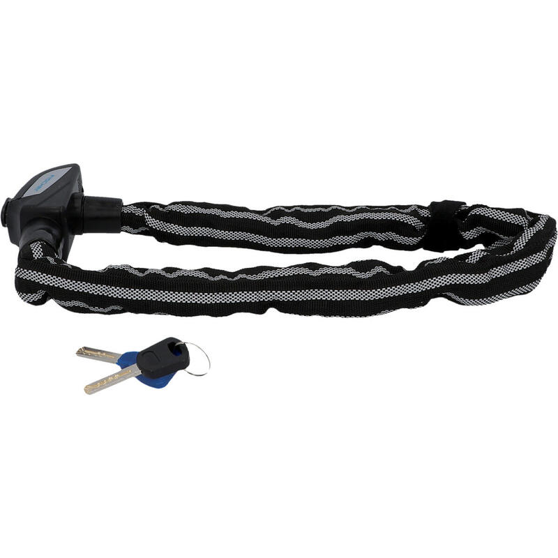Antifurt bicicleta lant 80 cm, 8 mm, cheie cu LED