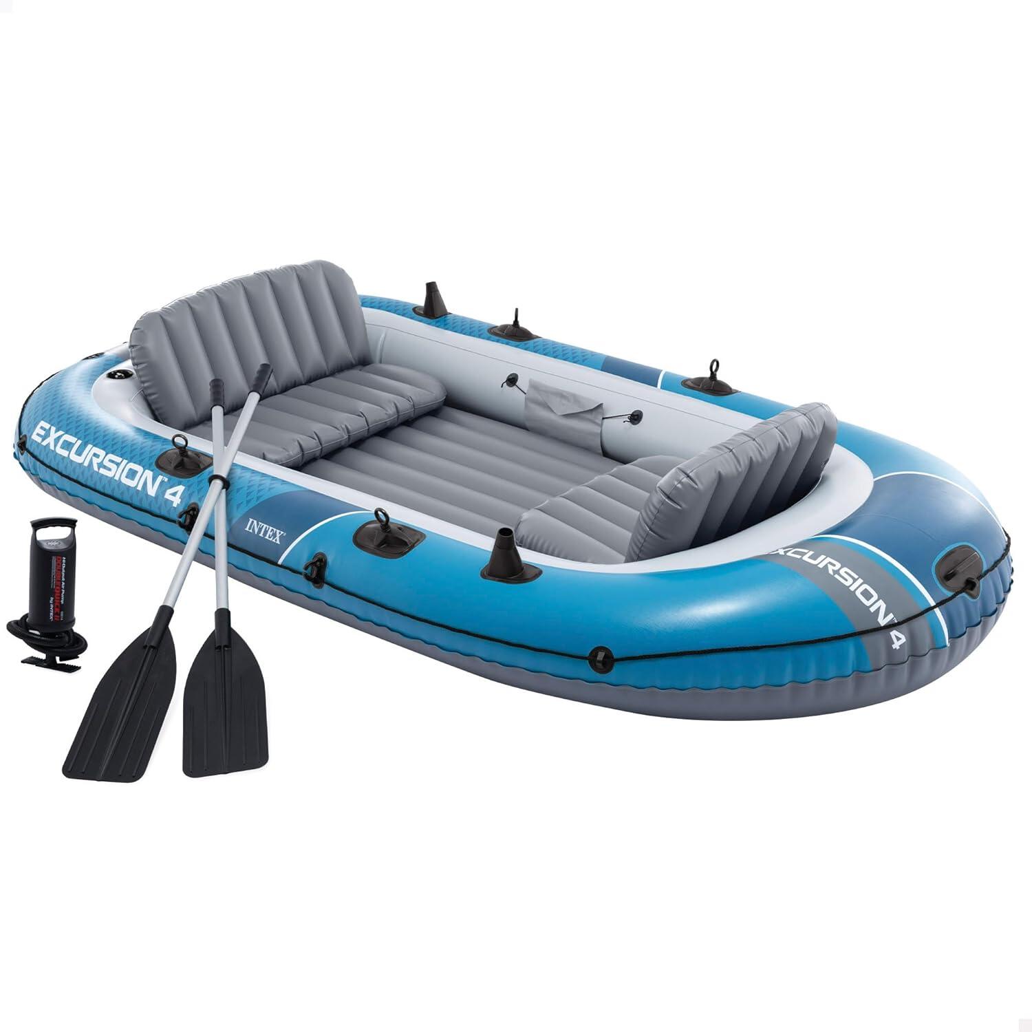 INTEX Nafukovací člun 66324 Sport Series - Excursion 4 Set