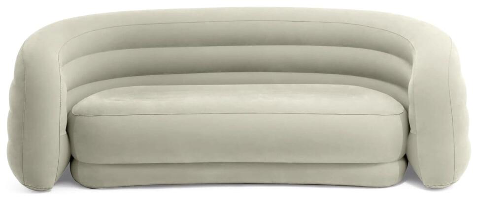 Sofá hinchable INTEX curvo beige 229x109x81 cm 2/7