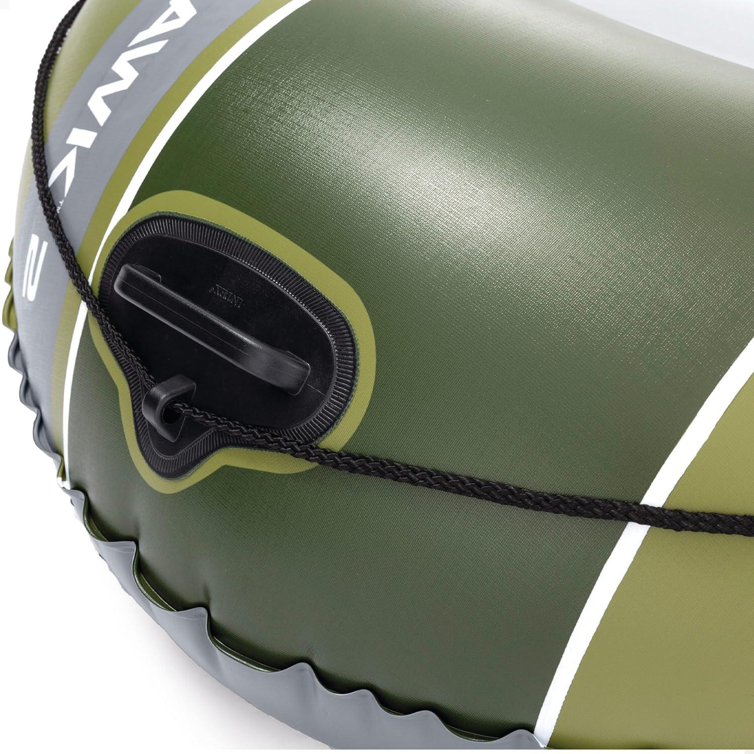 Barca hinchable Seahawk 4 con remos, asientos y bomba de inflado INTEX 4/7