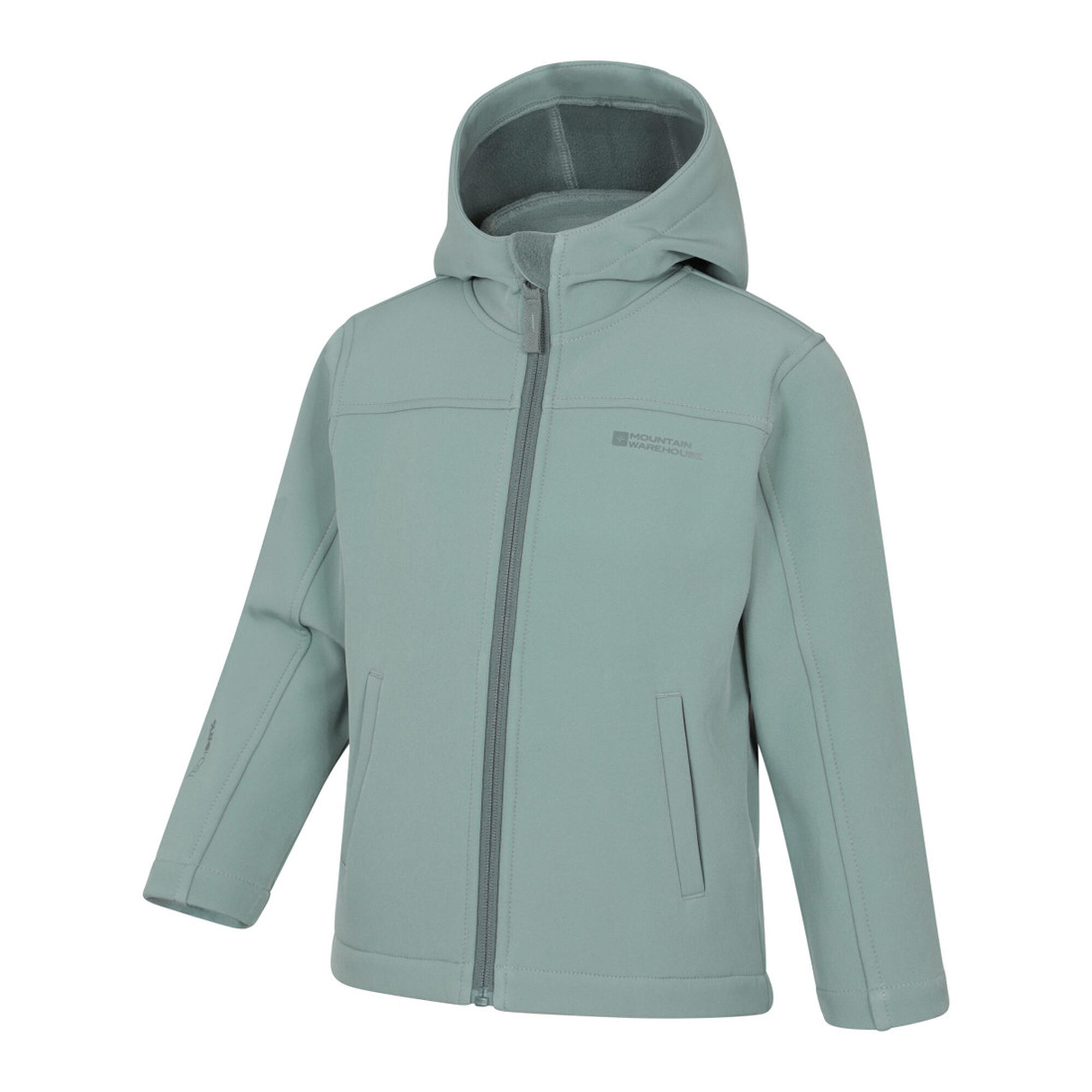 Veste Softshell Enfant (Kaki Clair) 3/4