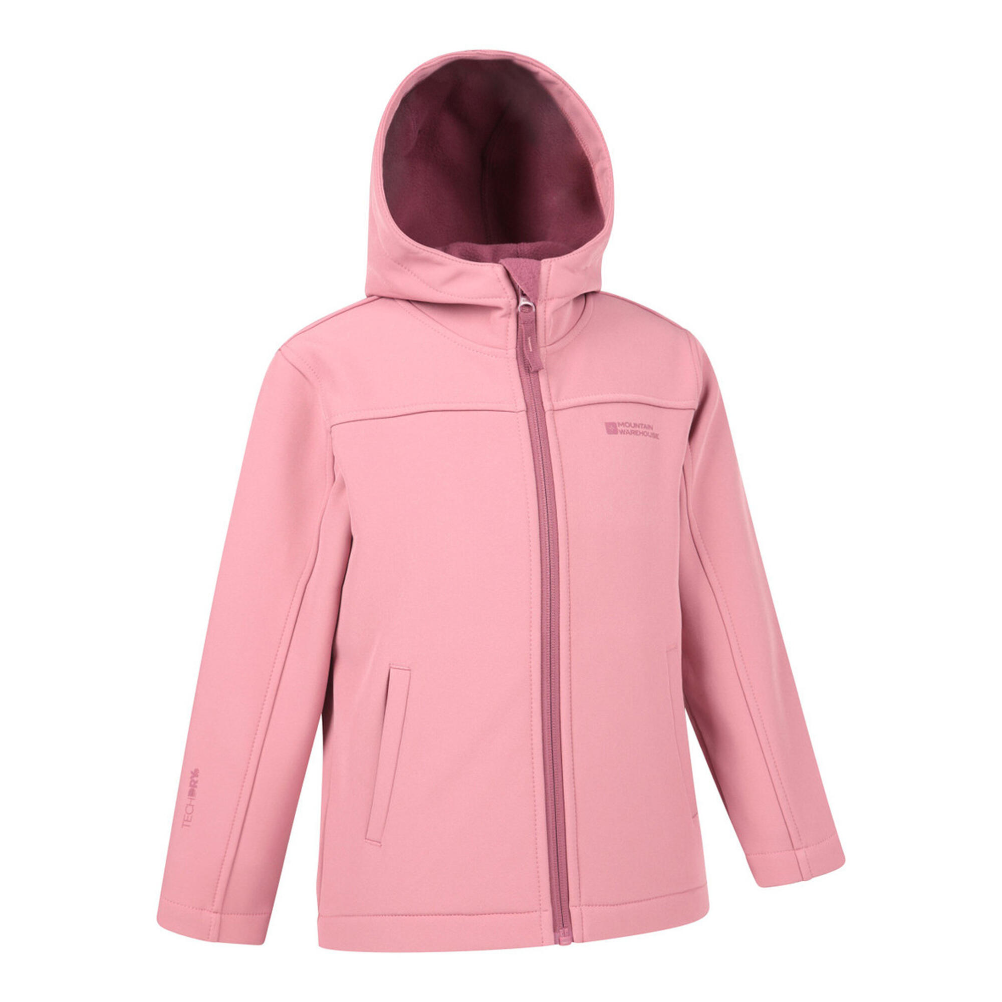 Veste Softshell Enfant (Rose Clair) 4/4