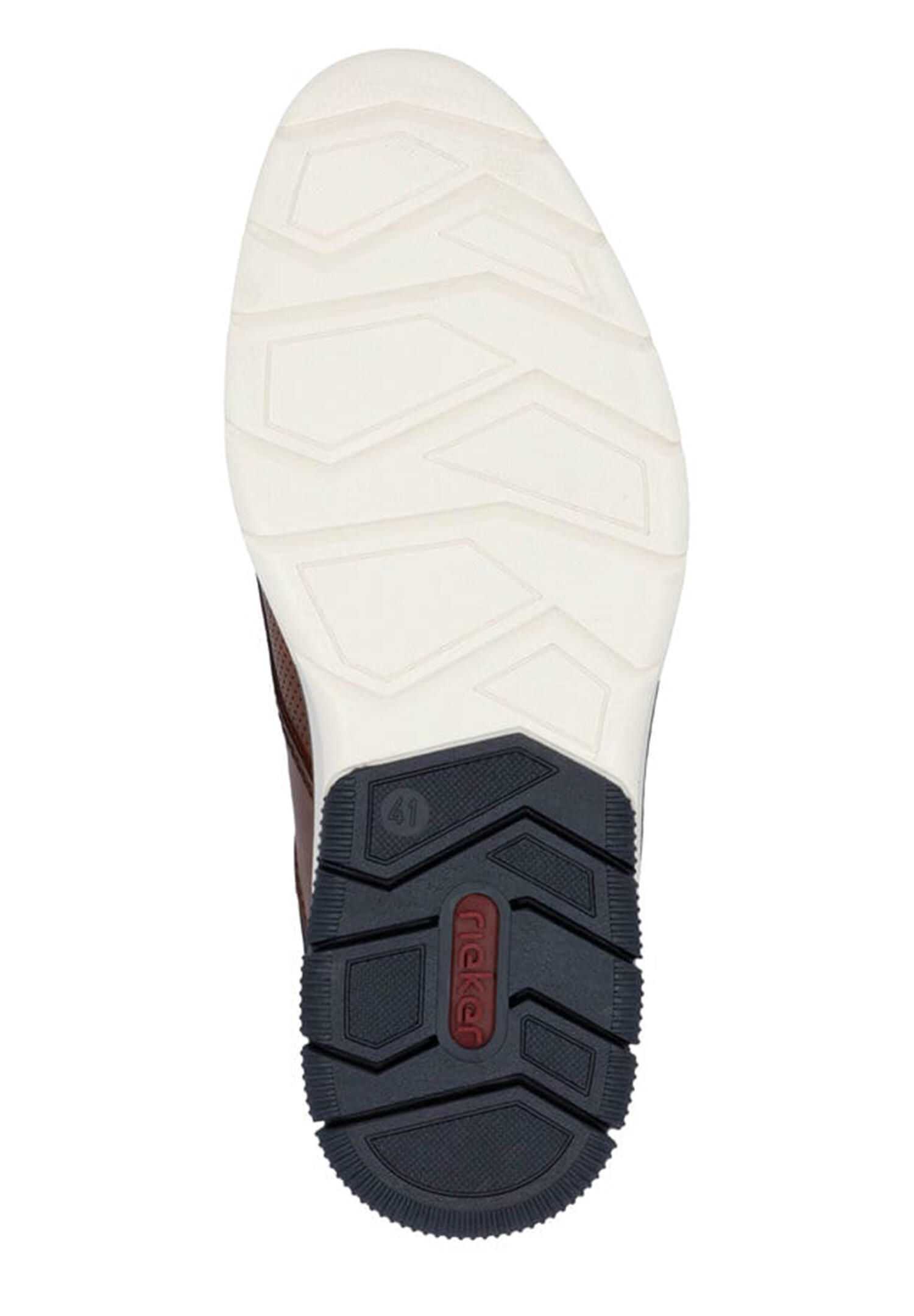 Rieker Herren Slipper Halbschuh Leder bequem 14450-22 Brown 4/5