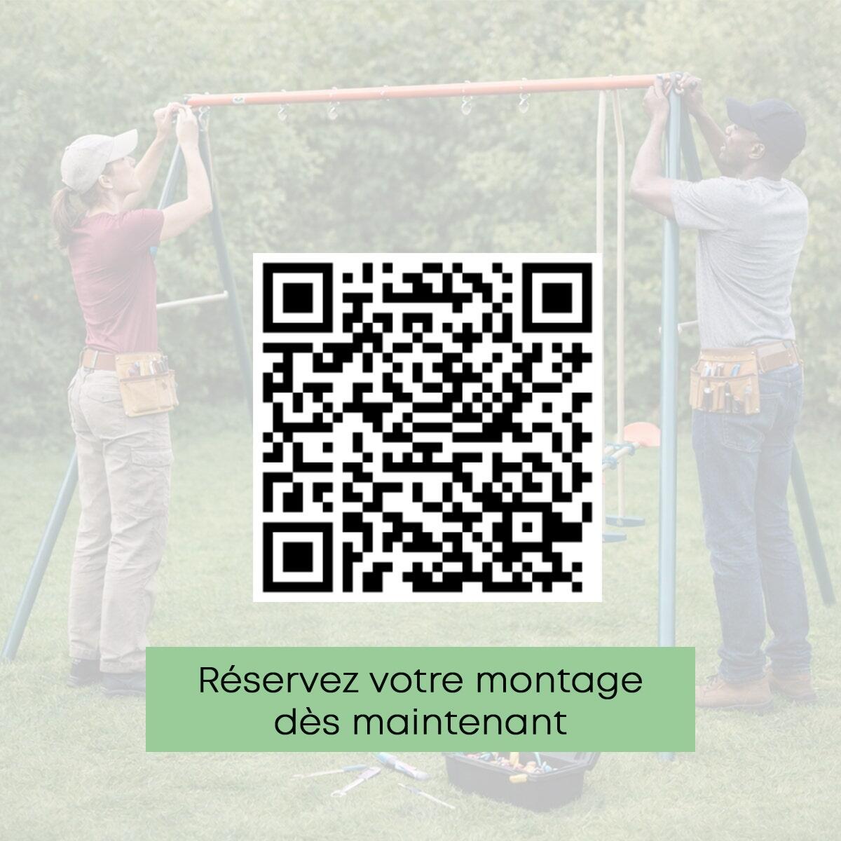 Portique métal 2,20 m Axion MAHO 5 Enfants 5/7