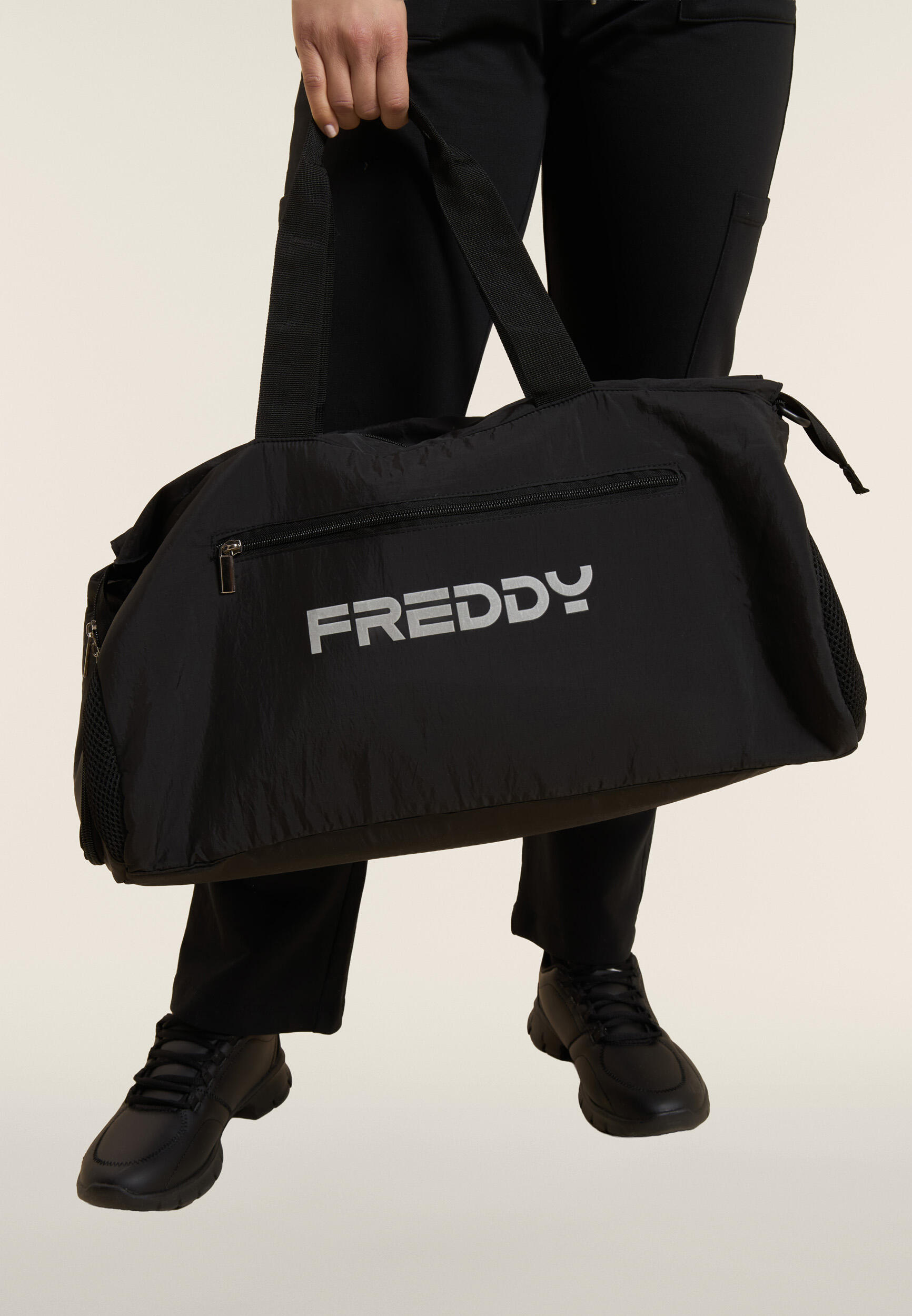 Bolsa de deporte de nailon con bolsillos exteriores y logotipo FREDDY 2/5