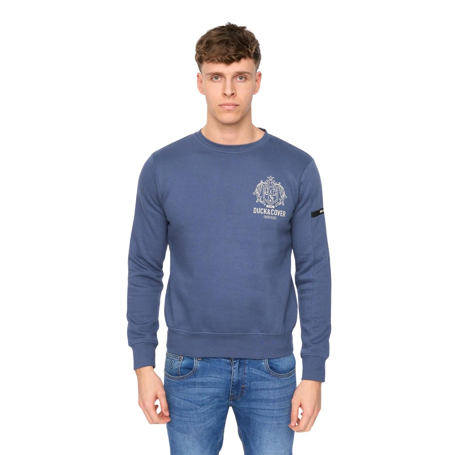 Duck and Cover Mens Stoneham Crew Neck Sweatshirt