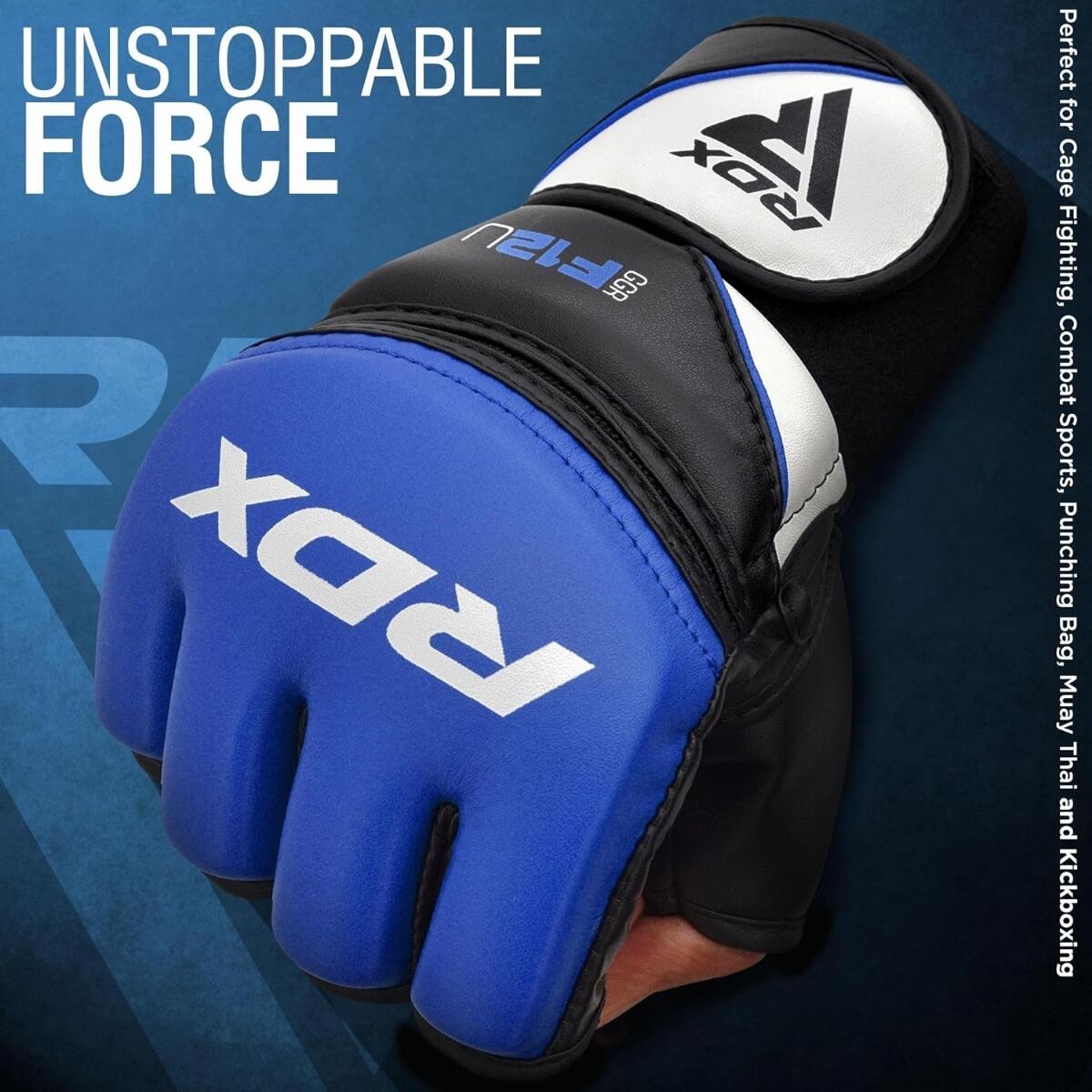 Gants MMA RDX F12 Bleu L 7/7