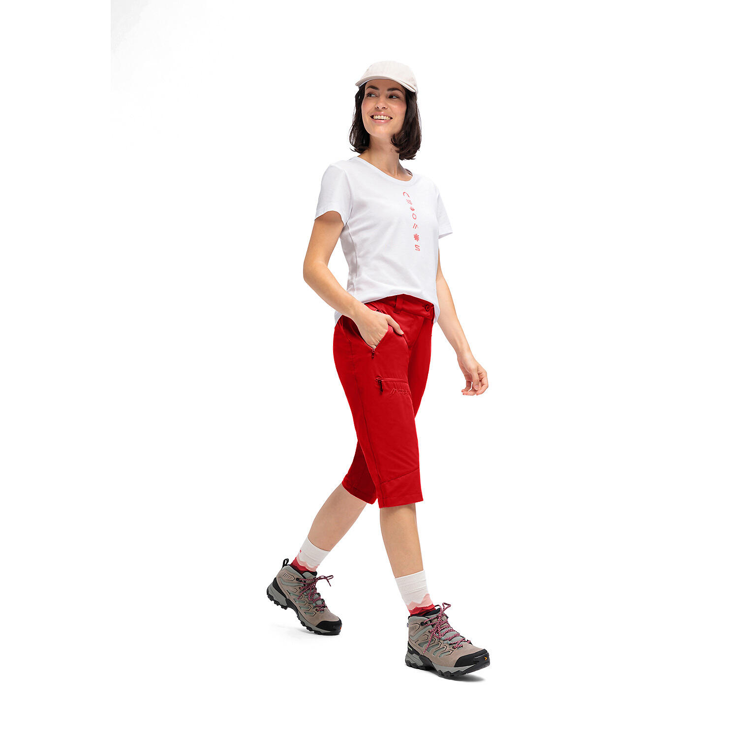 Pantalón de senderismo 3/4 mujer Maier Sports Lulaka Capri Loop 3/6