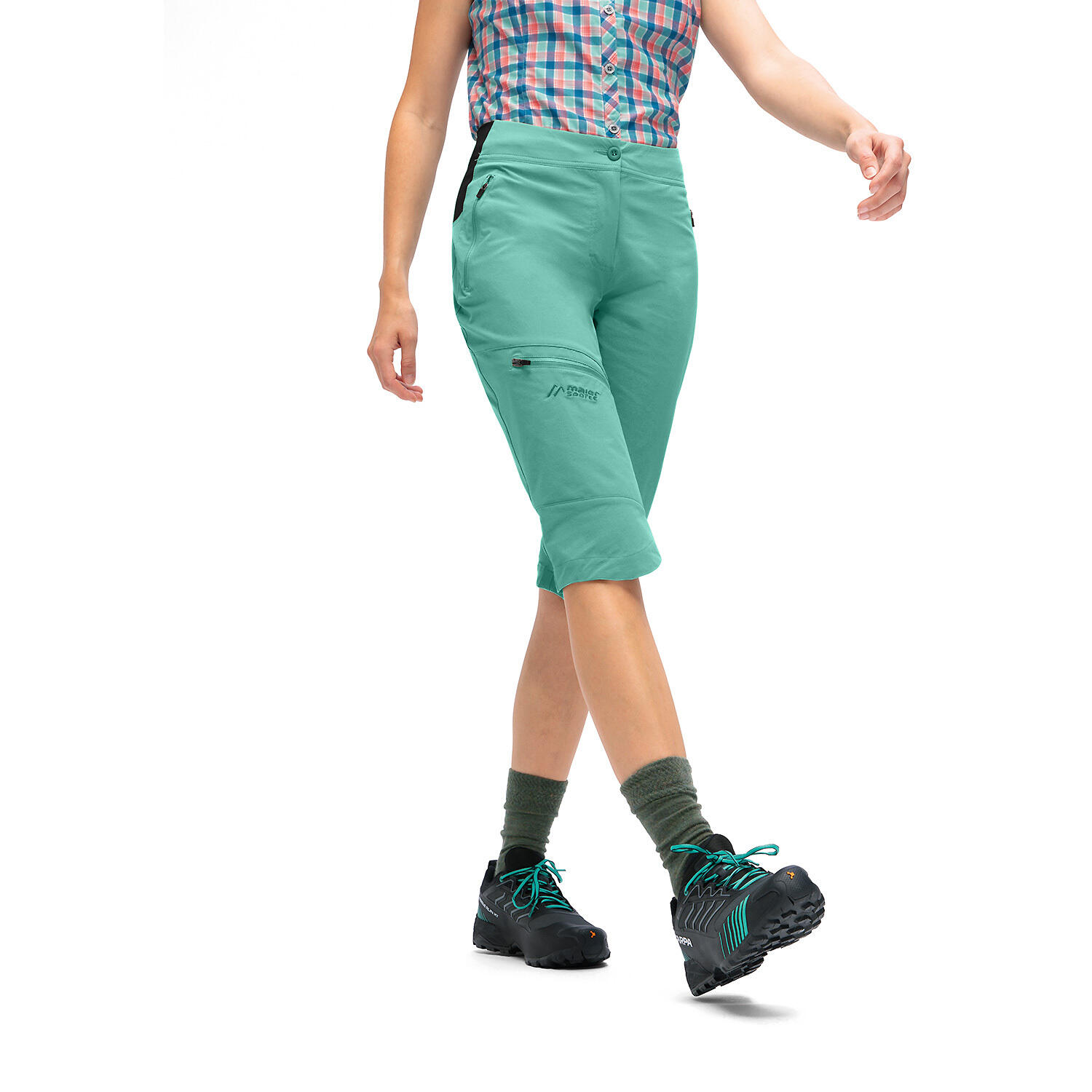 Pantaloni da trekking slim donna Maier Sports Capri Vario 5/6