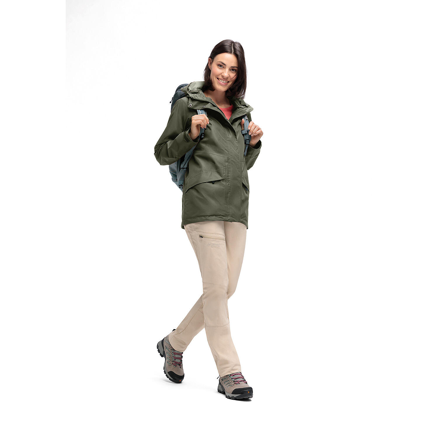 Chaqueta con capucha Maier Sports Brocken Long 3/7