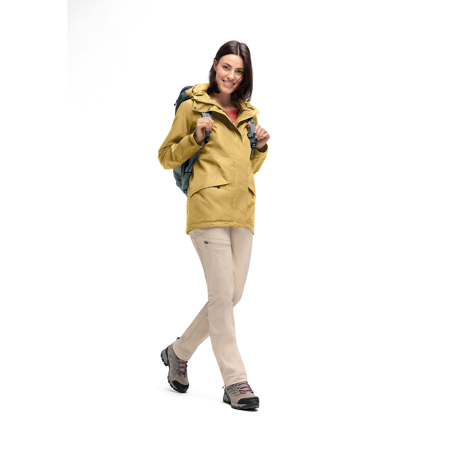 Giacca con cappuccio da donna Maier Sports Brocken Long 3/7