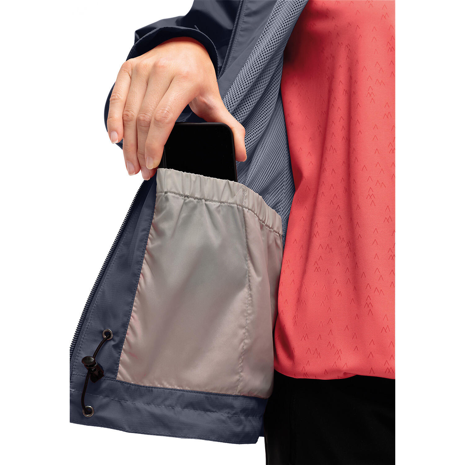 Chaqueta con capucha Maier Sports Brocken 6/7