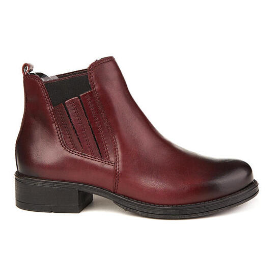 Bottes MARCO TOZZI Bordeaux cuir doublé