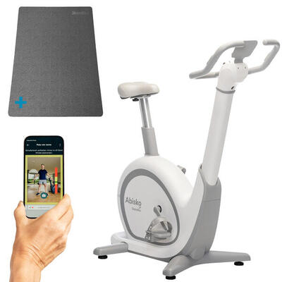 Hometrainer abisko - stuur, zadel automatisch hoogte verstelbaar - connected