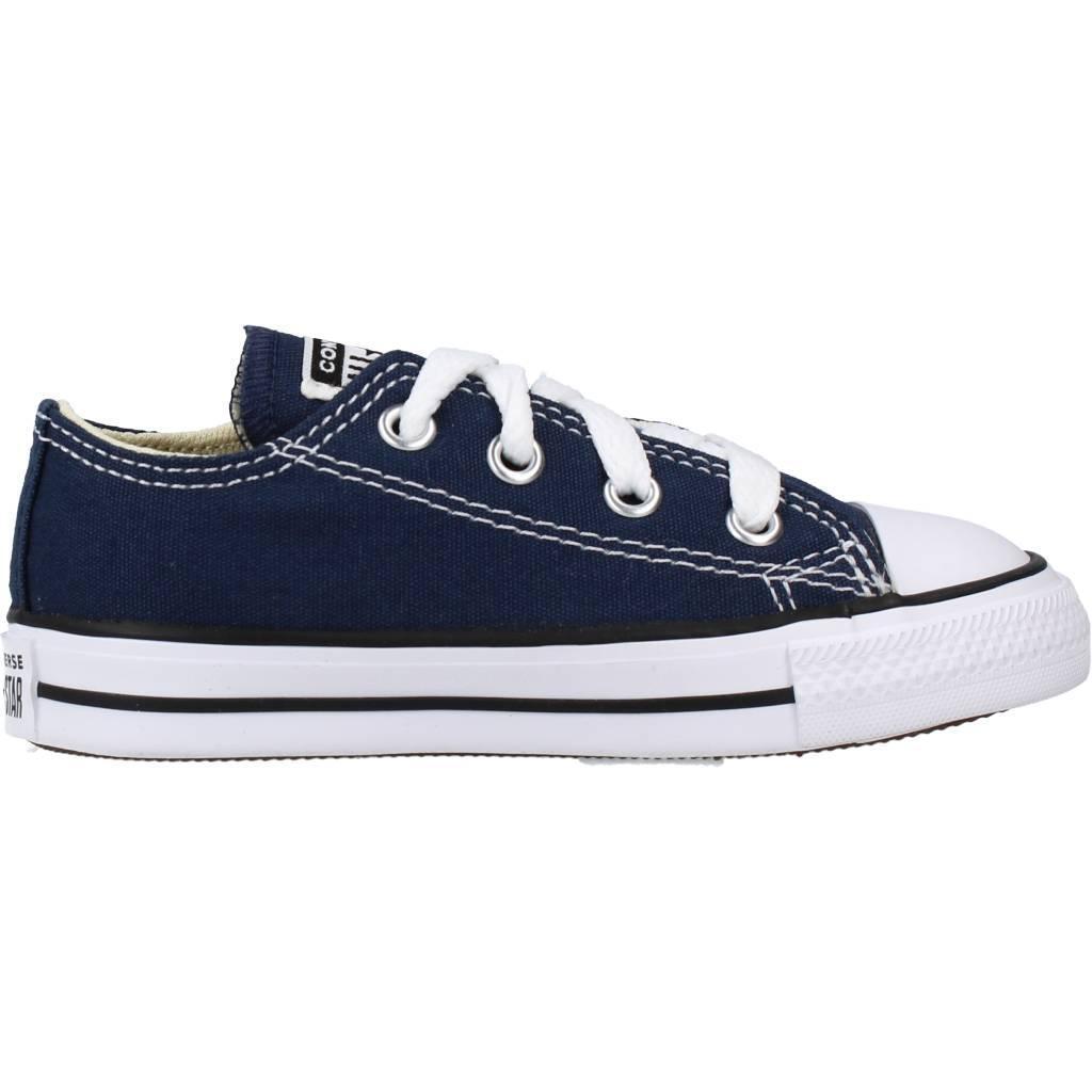Baskets Converse Chuck Taylor All Star OX, Bleu, Enfants 4/6