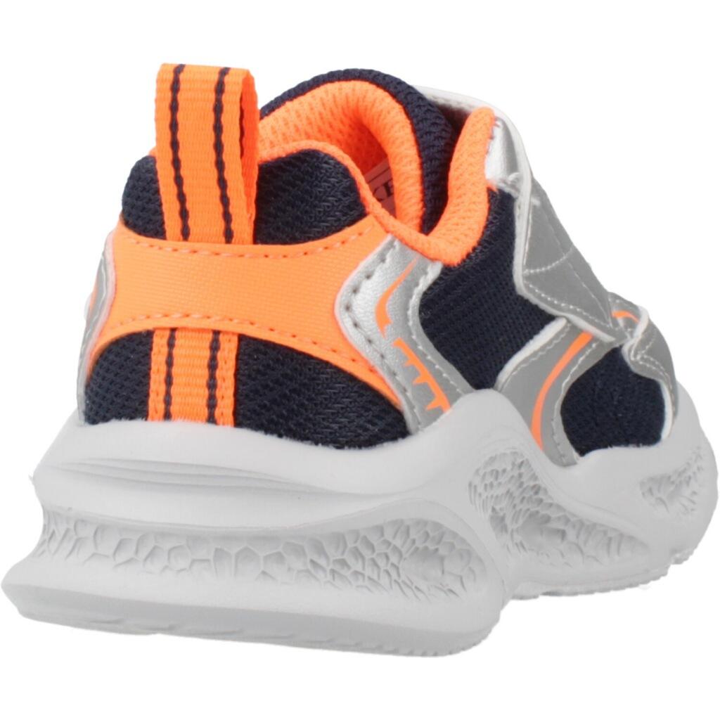 Baskets Skechers Meteor-lights - Glow, Gris, Enfants 3/5