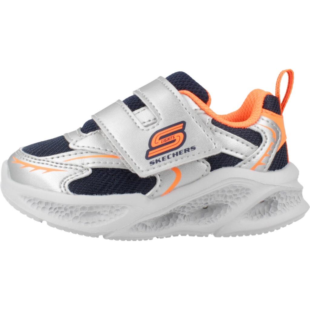 Baskets Skechers Meteor-lights - Glow, Gris, Enfants 2/5