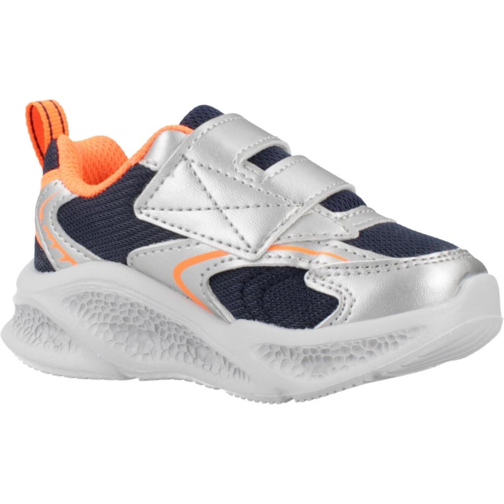 Baskets Skechers Meteor-lights - Glow, Gris, Enfants 5/5