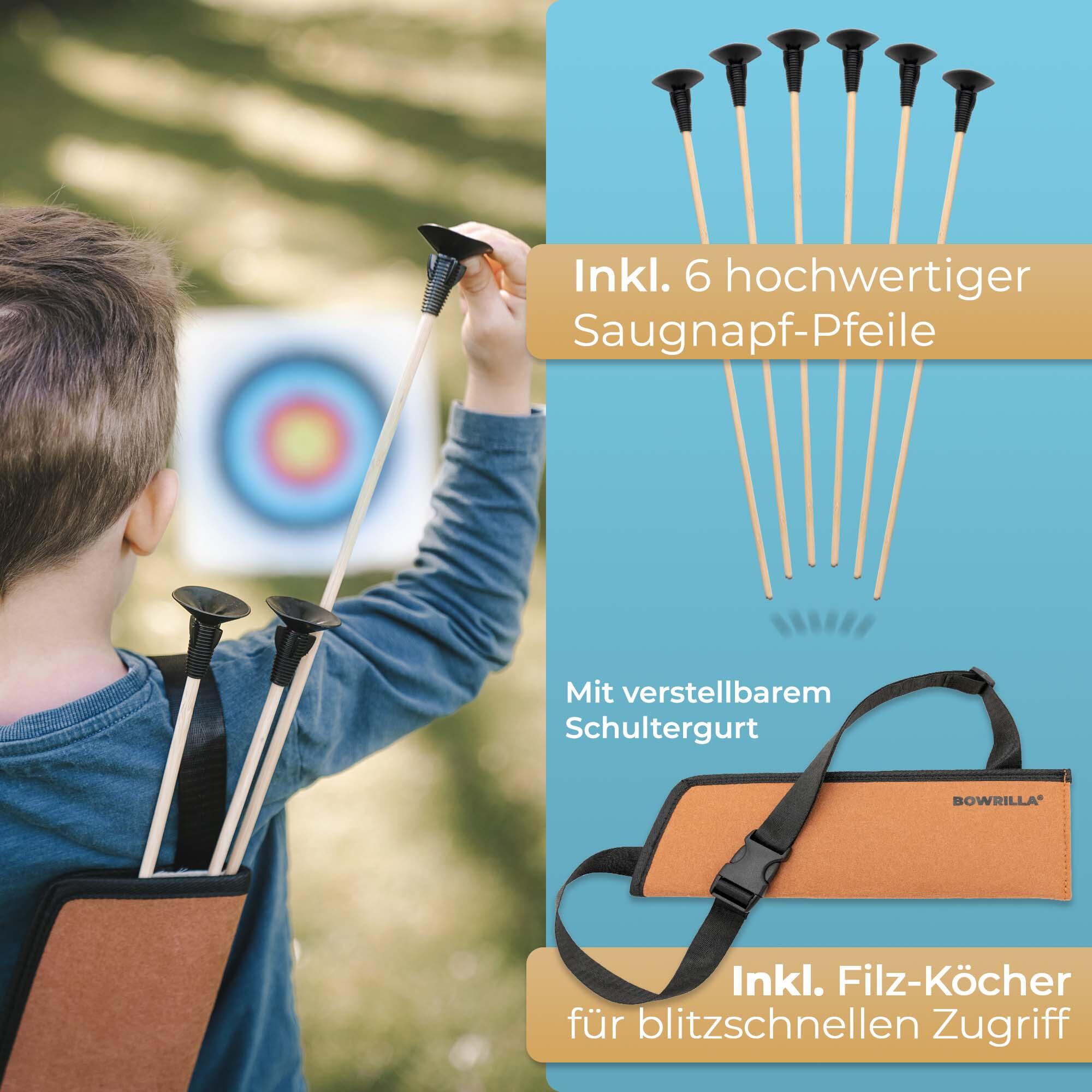 Pfeil und Bogen Set für Kinder ab 4 Jahren 7/7