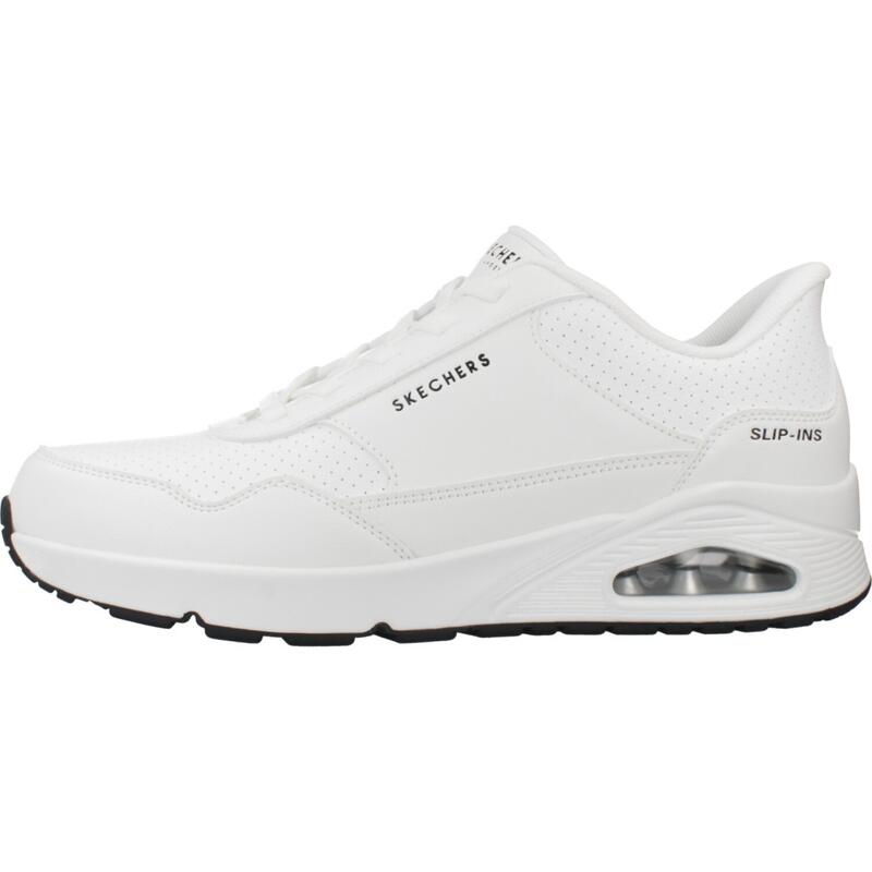 Pantofi sport barbati Skechers Uno-banksia Luxe, Alb